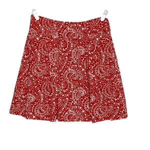Tommy hilfiger skirt, size 2, red & white print.
